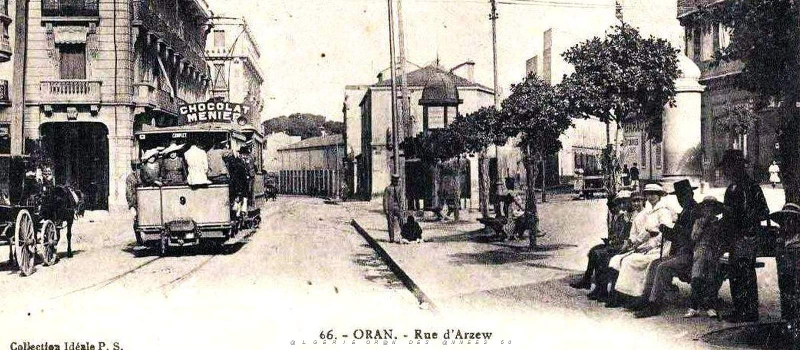 1965- Oran - Rue d'Arzew - Place des Victoires2.jpg